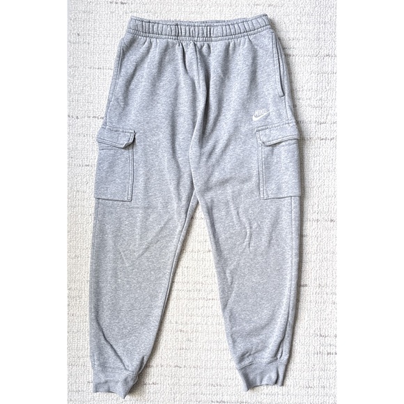 Nike Fleece Cargo Jogger Sweatpants Men’s Size M - Picture 1 of 7